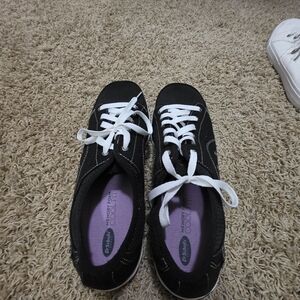 Dr. Scholl's Black and White Women's Sneakers